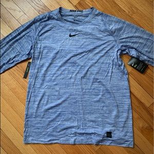 Blue Men’s Dri- Fit Nike Long Sleeve